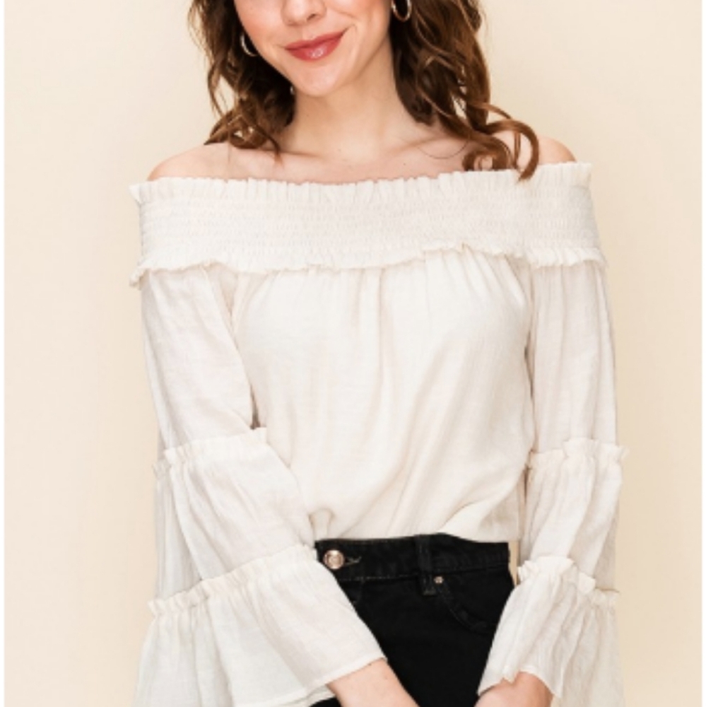 Favlux off the shoulder top